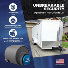 Trailer Lock Heavy Duty Anti Theft Lock Fits 2 516-inch Couplers Secures Trailer Lock Heavy Duty Anti Theft Lock Fits 2 516-inch Couplers Secures