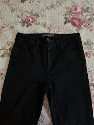 Gloria Vanderbilt   Black Skinny Jeans   Large (12-14)