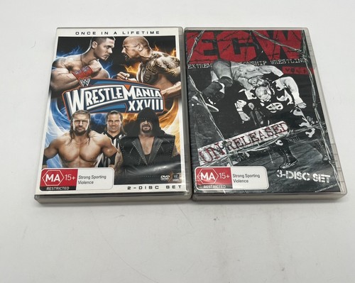 WWE DVD Bundle x 18 DVDs John Cena The Rock Macho Man Payback TLC Wrestlemania - Picture 6 of 7