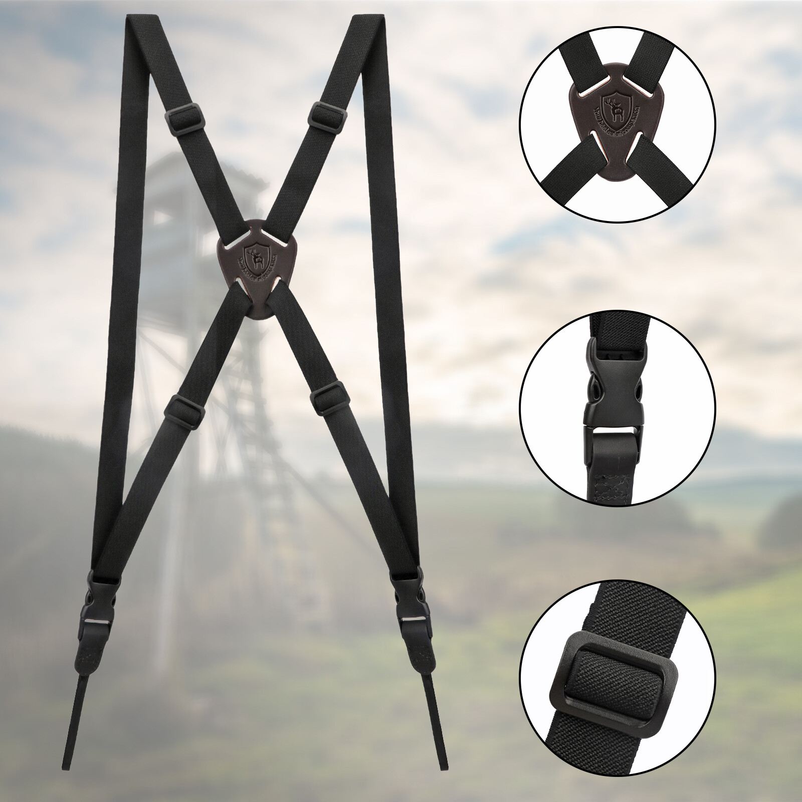 Tourbon Binocular Belt Camera Guard Harness Strap Optics Quick Release