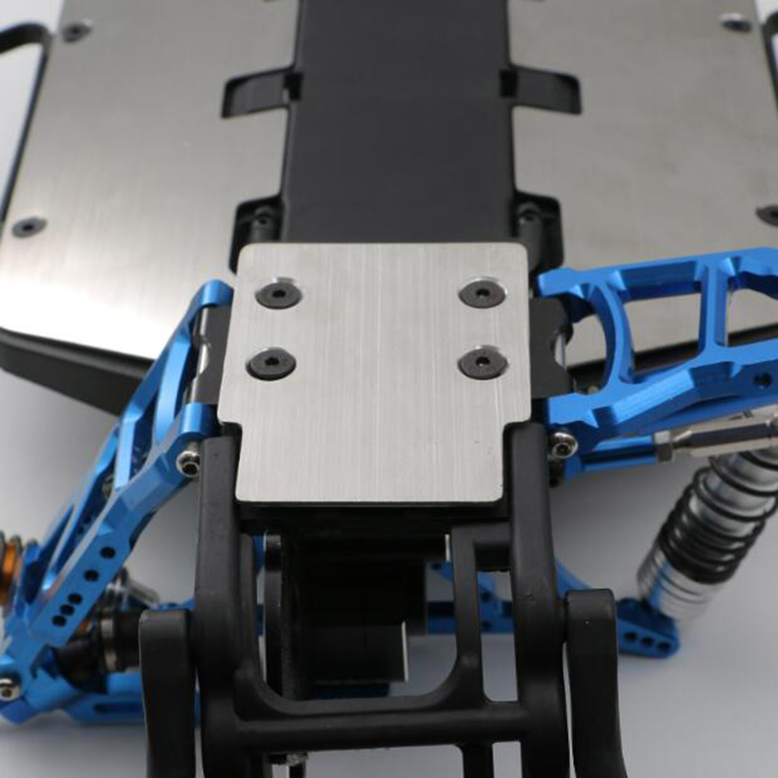 For Traxxas 1/10 2wd Slash RC Car Front & Rear Skid Plates Chassis