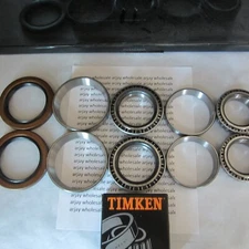 1980-1991 Chevy GMC Dana 60 Front 2 Sets Timken Wheel Bearing Kit W/ Grease Seal