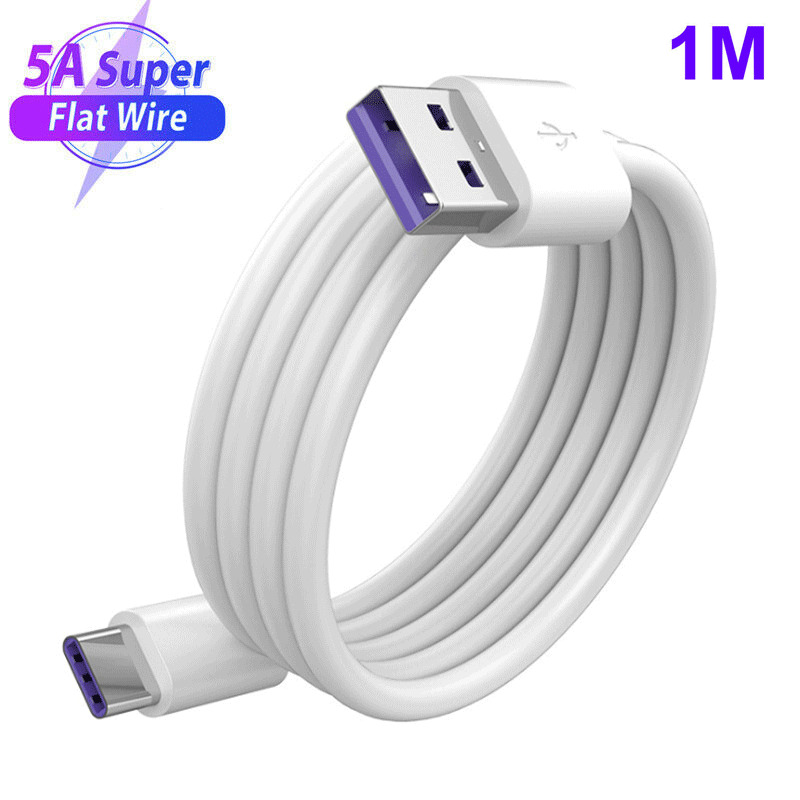 5A Fast Charging USB C Phone Charger Data Micro USB Type C Cable for HUAWEI