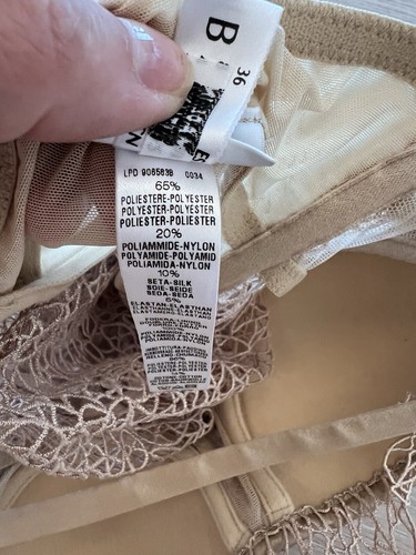 $868 NWT La Perla Corset Bustier Size IT 40B Nude/Beige/gold - 第 10/12 張圖片