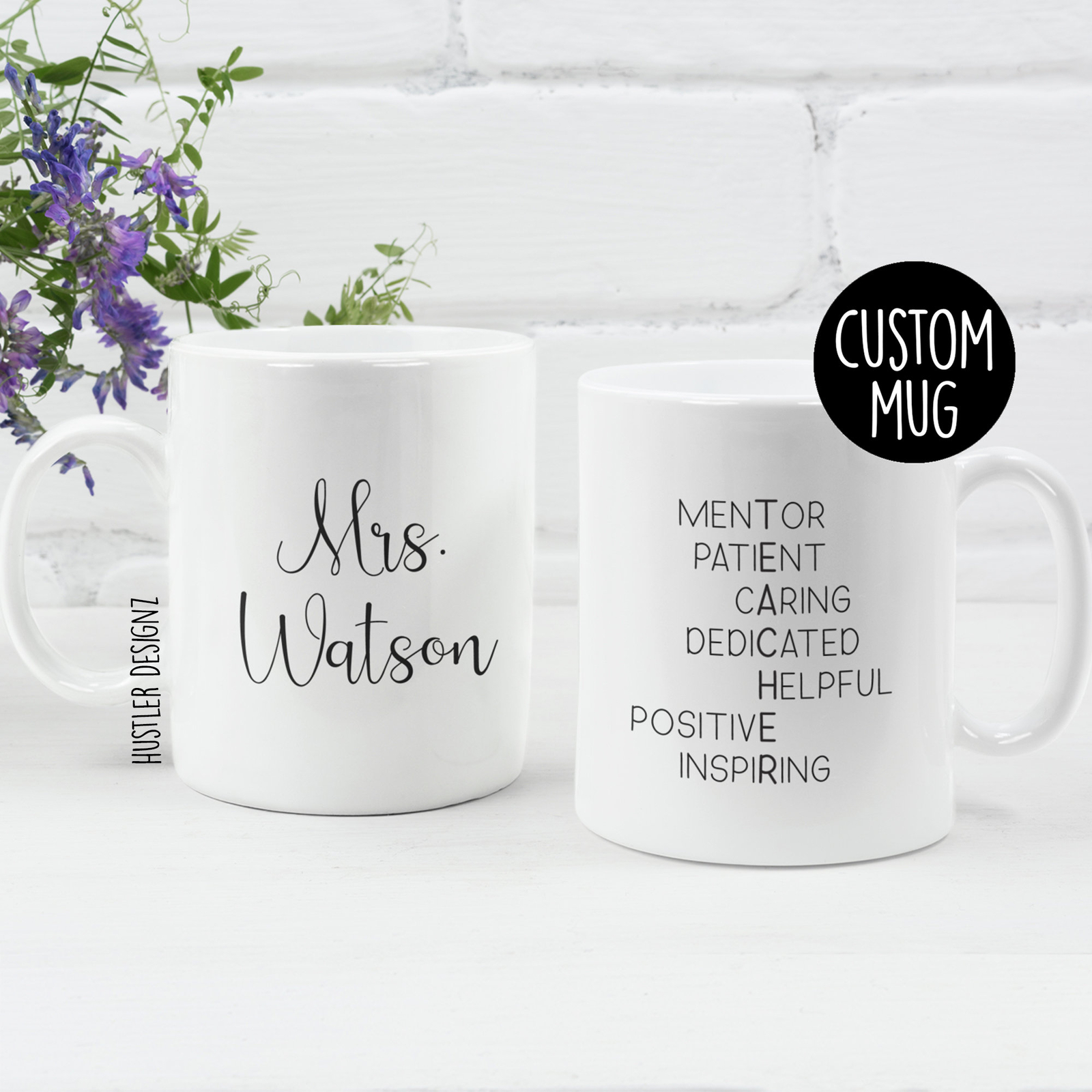 Teacher Mentor Gift Personalized Mug Teacher Mug End Of Year Teacher Gift