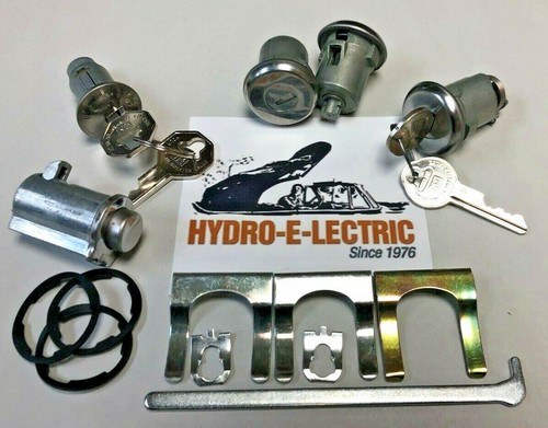 1969-1974 Buick Skylark Special & GS - Door, Trunk & Glove box lock set