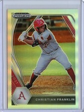 2021 Panini Prizm Draft Picks Prizms Silver #123 Christian Franklin