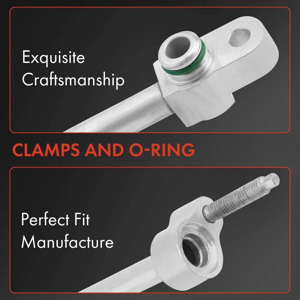 A/C Refrigerant Discharge Hose for Ford Edge 2007-2014 Lincoln MKX 2007-2015 - Image 3 of 4