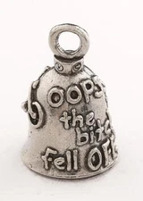 Oops the B Fell OFF Guardian® Bell w HANGER Motorcycle Harley Luck Gremlin Ride