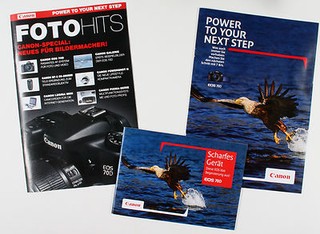 CANON 2 Prospekte zur EOS 70D und FOTO Hits original deutsch DIN A4