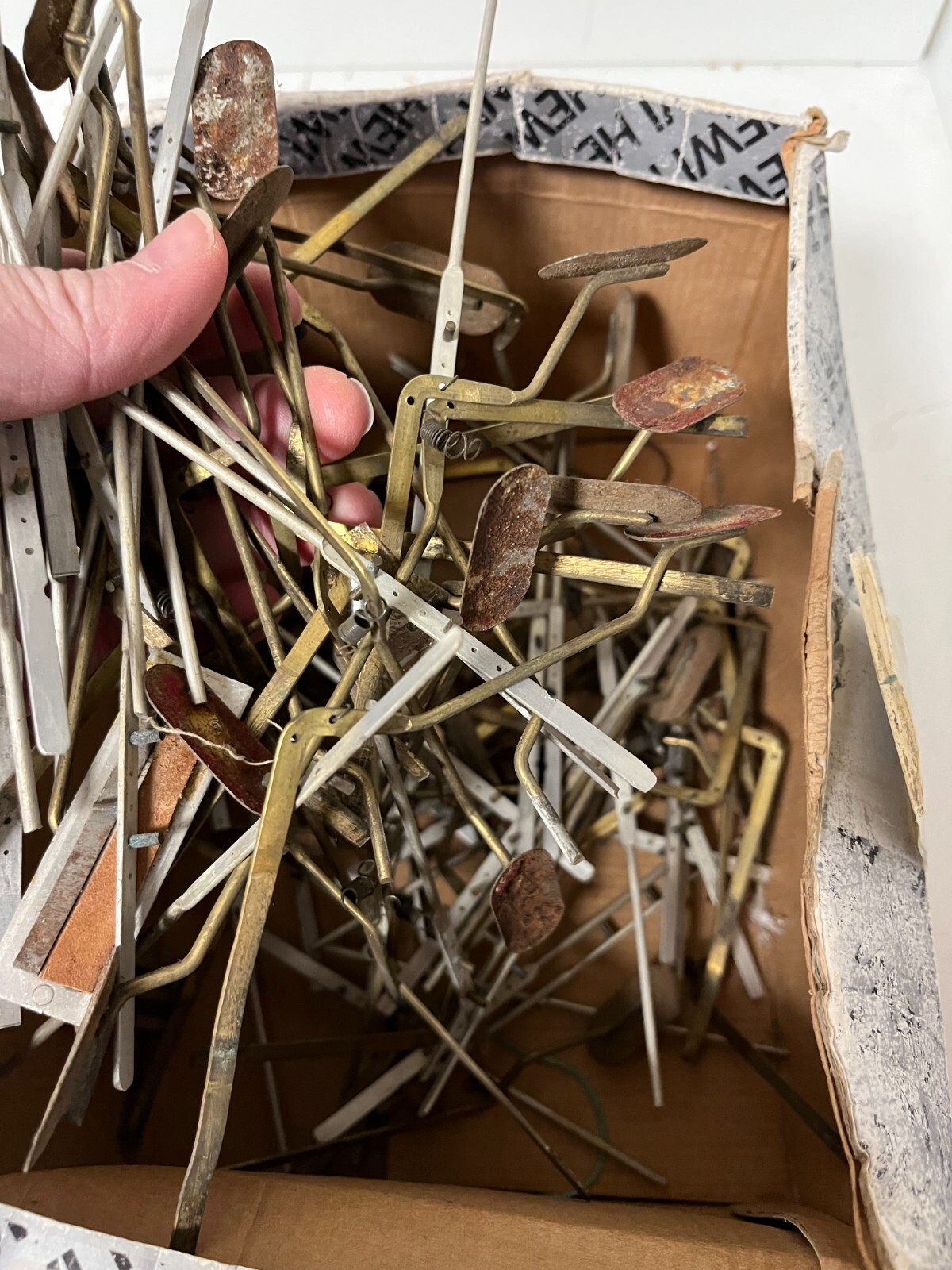 Vintage Accordion Lever Mechanisms Lot Brass & Metal Parts Repair/Restoration