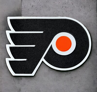 NEW Extra Large NHL Philadelphia Flyers 11 X 8  Patch Iron & Sew  Bulk Discount