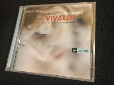 DAVID DANIELS/EUROPA GALANTE/FABIO BIONDI CD - VIVALDI STABAT MATER NISI DOMINUS