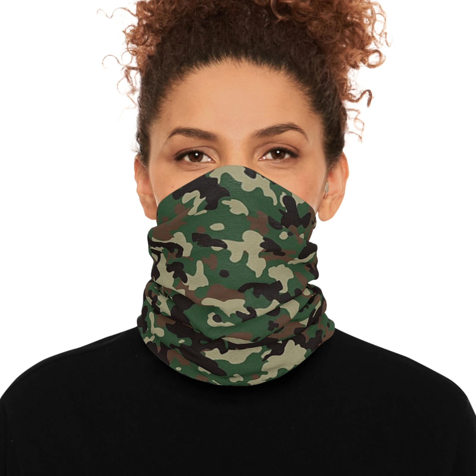 Tube Scarf, Versatile Outdoor Neck Gaiter, Green Camouflage Scarf, Hiking
Opens in a new window or t