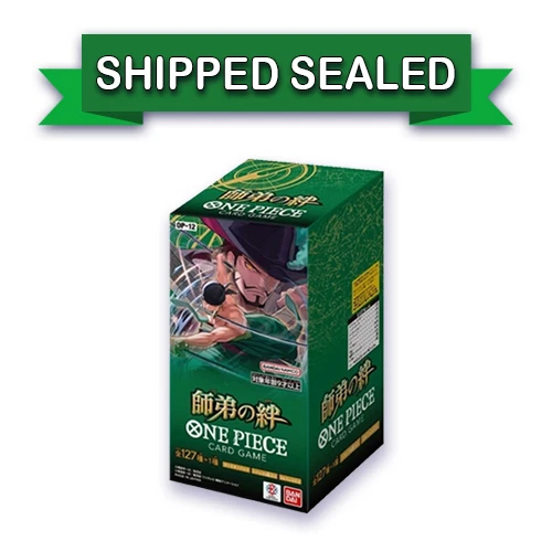 One Piece TCG OP-12 Booster Box Legacy of the Master JP Ship Sealed