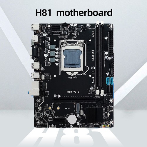 H81 Computer Motherboard 16GB Memory 1600Hz Gaming PC Mainboard NVME M.2 LGA1150 - Bild 5 von 11
