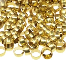 3/16-Inch OD Compression Union, Brass Compression Fitting Pack of 40