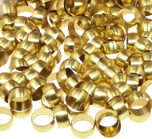 3/16-Inch OD Compression Union, Brass Compression Fitting Pack of 40