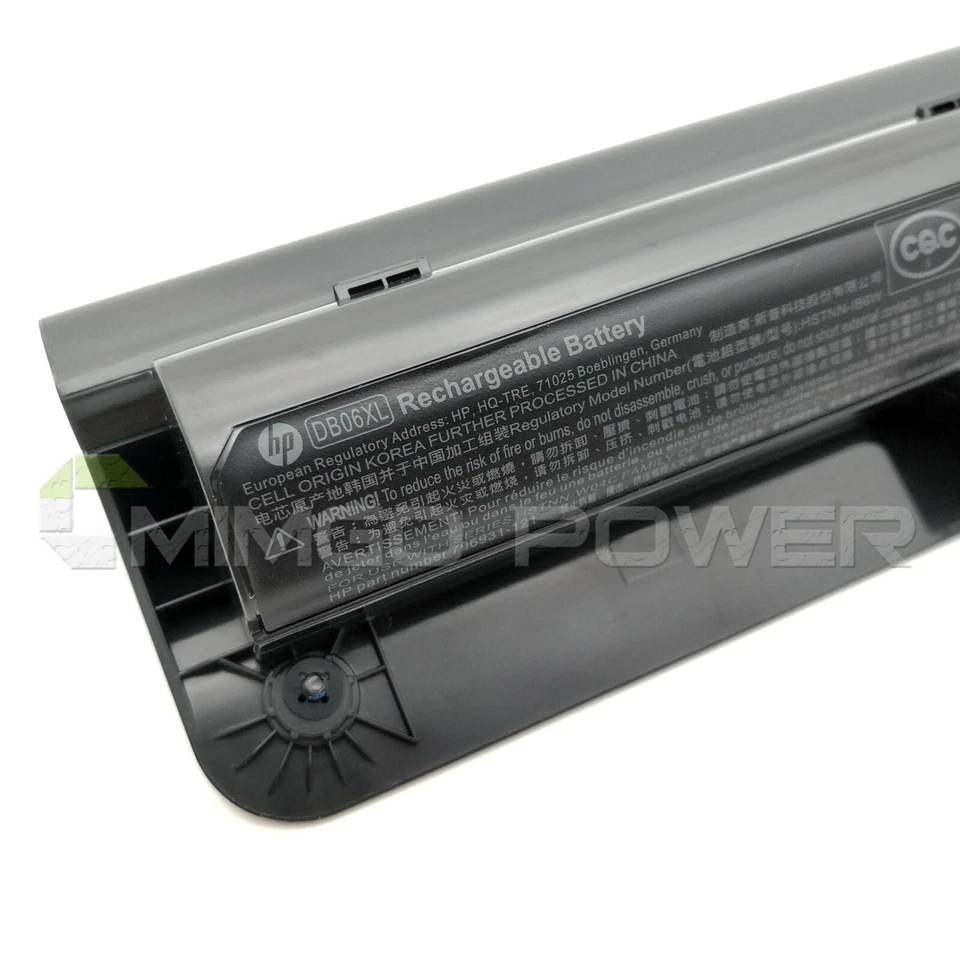 全新正品 DB06XL DB03 5600mAh 电池 适用于惠普 ProBook 11 EE G1 G2 796931-121 — 第 2/4 张图片
