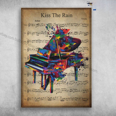 Piano Music Sheet - Kiss The Rain