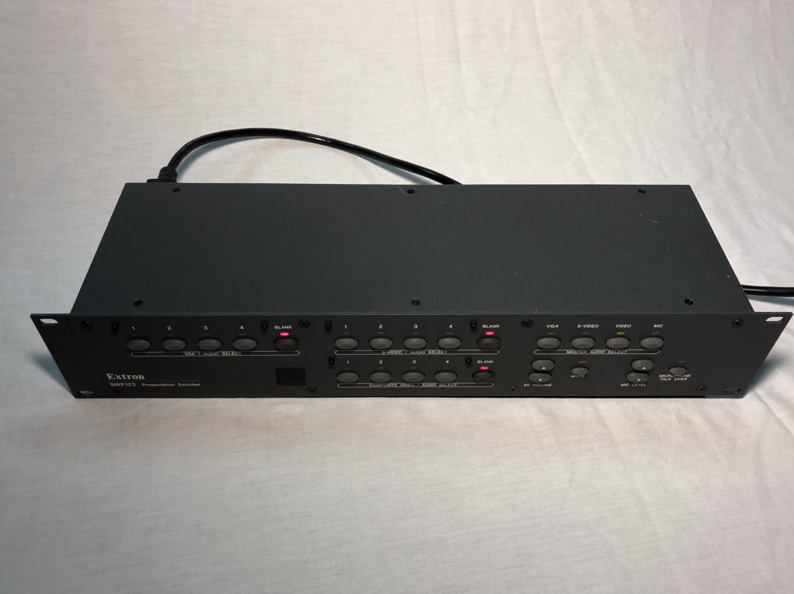 Extron Swp123 Presentation Switcher With Power Cable Rack Mount eBay