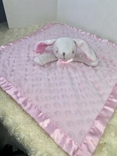 Blankets Beyond Pink Bunny Baby Blanket Minky Dot Security Lovey HG9
