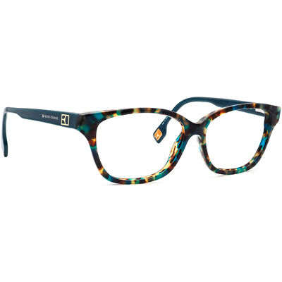 Boss Orange Women's Eyeglasses BO 0008 SG5 Teal Tortoise Square Frame 54[]14 140