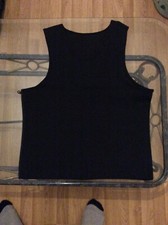 Débardeur gilet d'entraînement unisexe néoprène body shaper sauna sweat taille thermique UK 2x