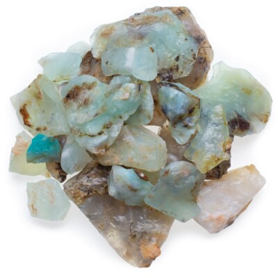 Blue Opal - Rough Rocks for Tumbling - Wholesale Stone Crystal Andean (Peru)