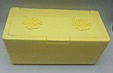 Vintage Super Rare Baby Magic Baby Wipes Stackable Storage Container