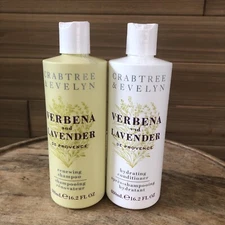 Crabtree & Evelyn Verbena & Lavender Shampoo Conditioner Set 16.2oz Each