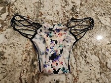 True Vintage Victoria's Secret Smooth Silky Satin Strappy Cheekini Panties Med