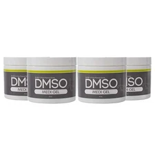 DMSO Gel 4 oz. "4 Jar Special" 99.995% Low odor Pharma Grade Dimethyl Sulfoxide 