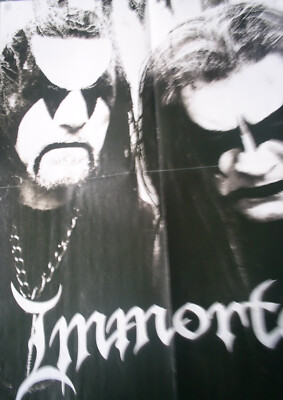 IMMORTAL - POSTER 45 cm x 57 cm BLACK METAL TOP