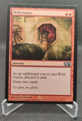 MTG #161 Wild Guess Magic 2014 M14 Magic the gathering card