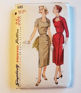 1950s wrap dress