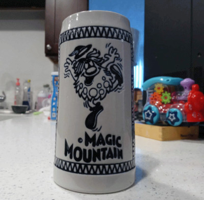 Magic Mountain Bloop The Troll Ceramic Beer Stein Vintage Retro RARE
