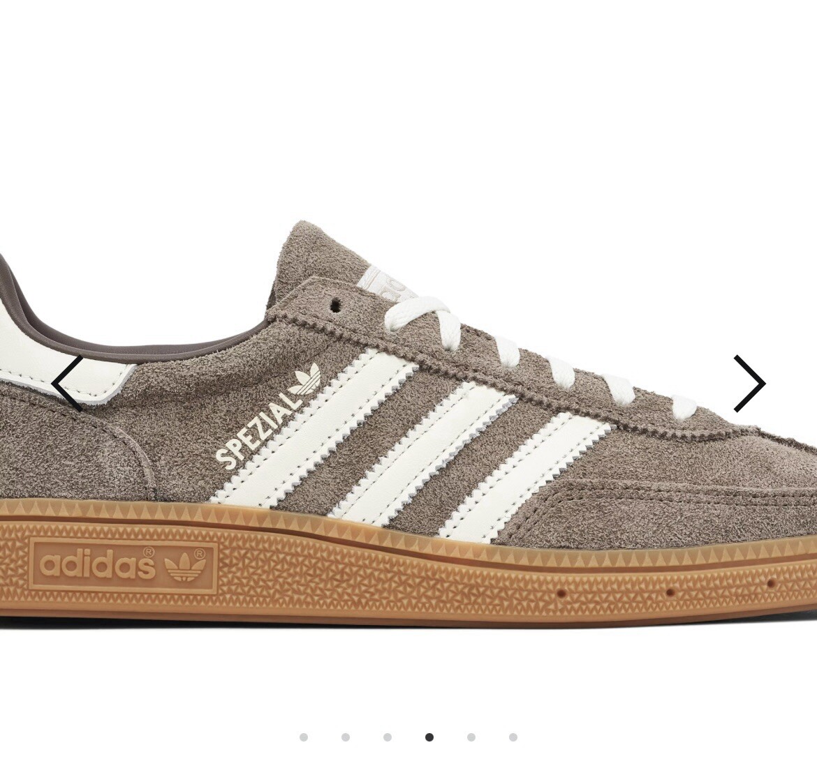 Adidas Women's Spezial Handball Earth Strata Off White Sneakers IF6490 image 5