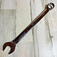 "K-D" Polished Chrome Combination Wrench, "32MM"  USA 12pt,  Part # 63532 KD