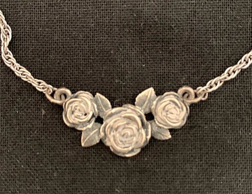 James Avery Sterling Silver Rose Necklace
