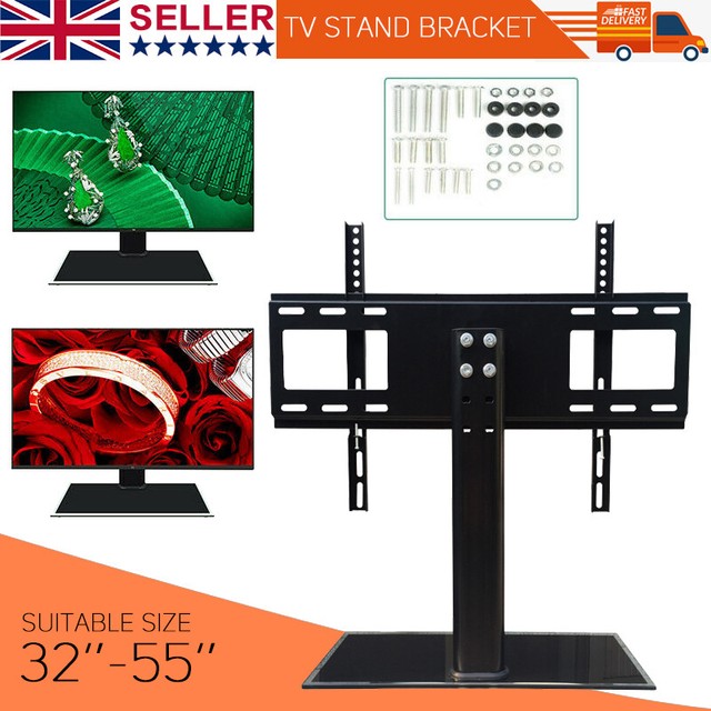 1home ST10 Table Top Pedestal TV Stand for 26 to 50 inch TV for sale