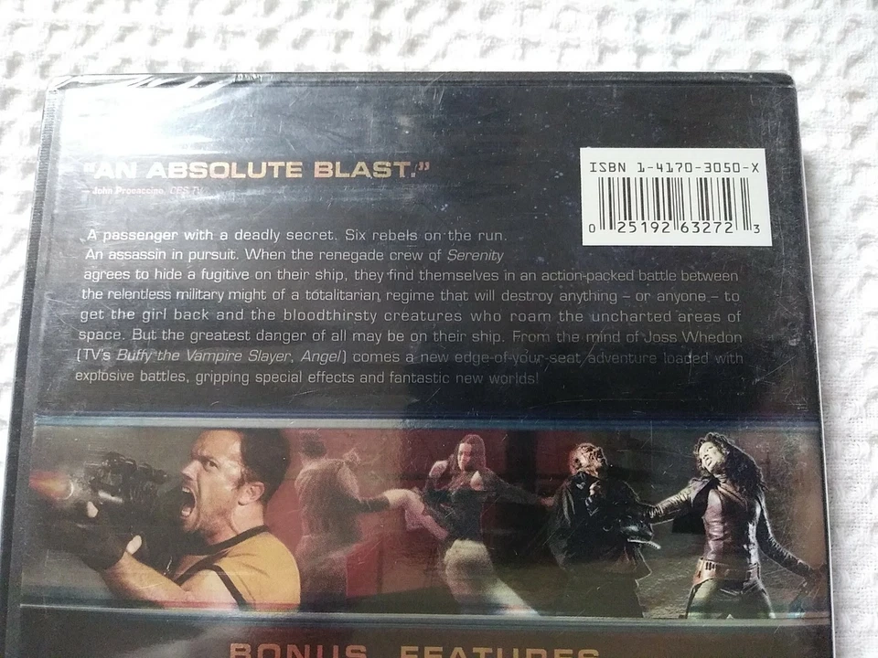 Serenity (DVD, 2005 Widescreen) Nathan Fillion NEW Sealed Free Shipping !!! - Image 3 of 4