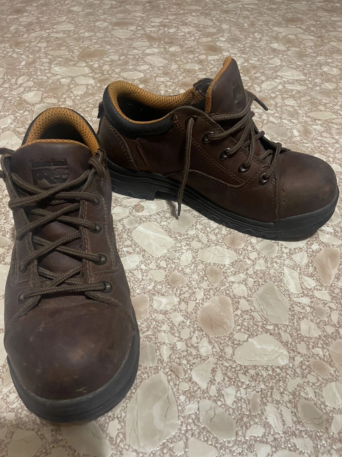 Scarpe da donna marroni Timberland Pro Powerfit steeltoe taglia 9M buone condizioni