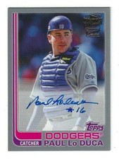 2021 Topps Archives Fan Favorite Autographs Silver Paul Lo Duca #d 14/99