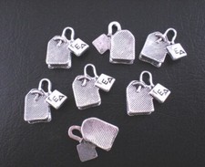 Tibetan Silver Tea Bag Charms One Cup 15mm x 15mm 10pcs C570