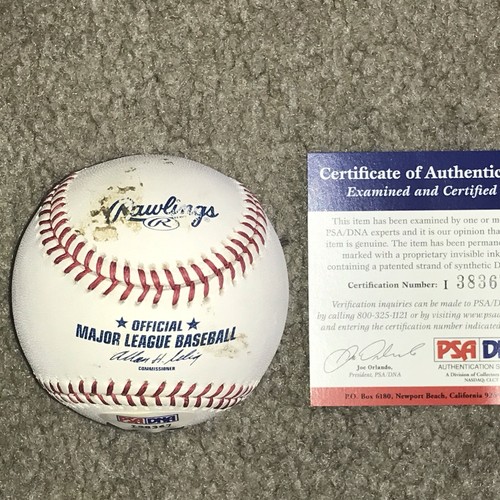 JORDAN ZIMMERMAN Autograph Signed Baseball Auto Washington Nationals PSA DNA - Picture 3 of 3