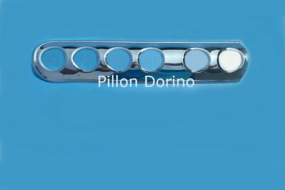 Griglia cromata riparo marmitta per KTM 1971/73