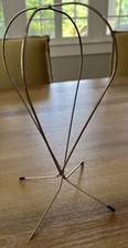 Vintage Wire Hat Or Wig Rack Stand Display Tabletop Good For Staging