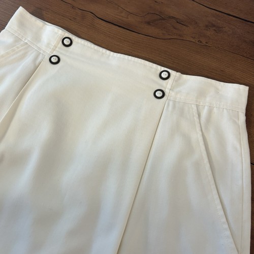 VTG OBR Womens 30" Waist Ivory Cream Pencil Skirt High Waist Quiet Luxury Office - Picture 3 of 5