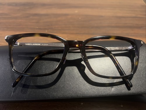 SAINT LAURENT PARIS SL262 007 SQUARE Tort AUTHENTIC EYEGLASSES FRAMES 54-20-150